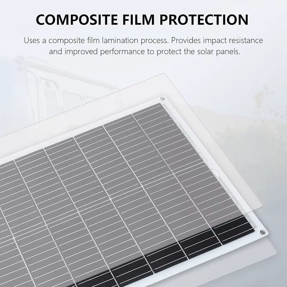 100W Flexible Solar Panel 16.5V 1000W 500W 400W 200W High Efficiency Photovoltaic Module DIY Kit Generation Car Home Camping