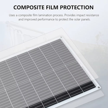 100W Flexible Solar Panel 16.5V 1000W 500W 400W 200W High Efficiency Photovoltaic Module DIY Kit Generation Car Home Camping