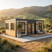 40Ft 20Ft Luxury Prefab Villa 2 3 4 5 Bedrooms Prefabricated Foldable Expandable Container House Portable Mobile Tiny Home — Studio Shot