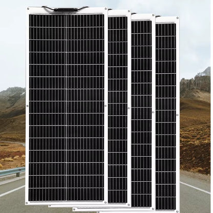 100W Flexible Solar Panel 16.5V 1000W 500W 400W 200W High Efficiency Photovoltaic Module DIY Kit Generation Car Home Camping